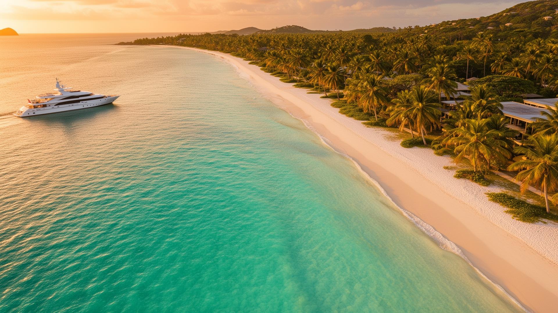 Tropical beach destination